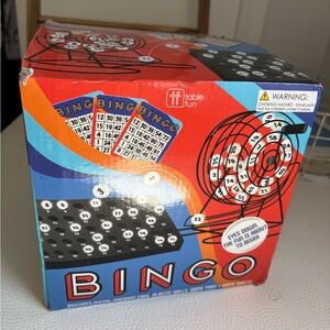 Red Bingo Game Set